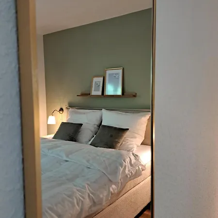 Apartmán Am Klinkum - Jade Hochschule - Kueche - Smarttv - Balkon